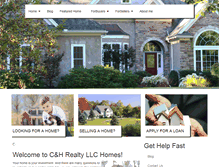 Tablet Screenshot of chrealtyhomes.com